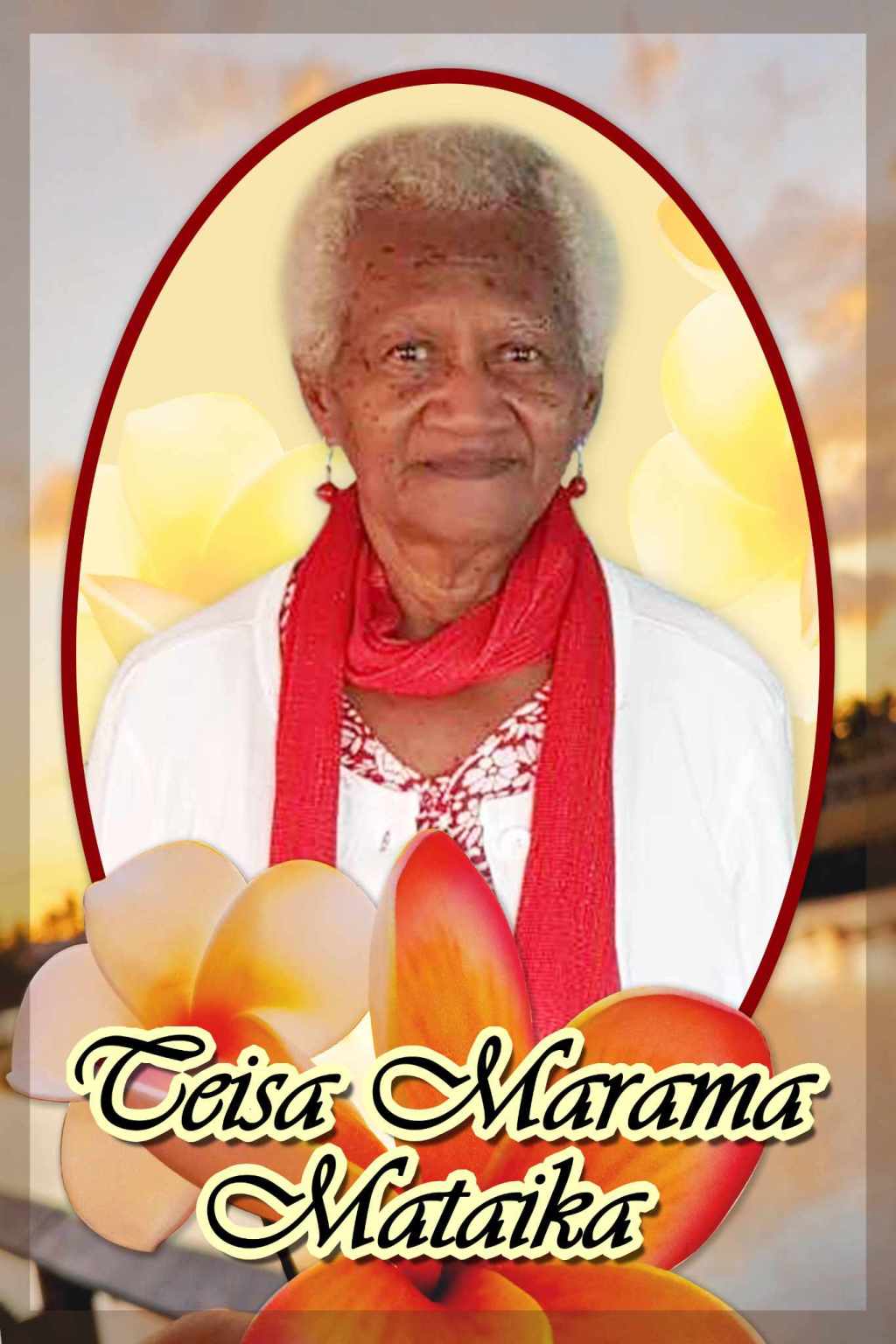 Memorial Picture of my grandma, Teisa Mataika.